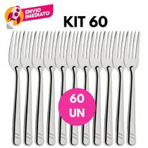 Kit Garfo Mesa Churrasco Inox Conjunto Jogo Talher Jantar Refeição Dia a Dia Bar Restaurante Kit Garfo Mesa Churrasco Inox Conjunto Jogo Talher Jantar Refeição Dia a Dia Bar Restaurante