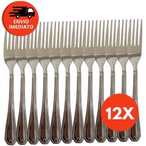 Kit Garfo Refeição Mesa Aço Inox Premium Jantar Talher Cozinha Restaurante Bar Buffet Churrascaria