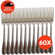 Kit Garfo Refeição Mesa Aço Inox Premium Jantar Talher Cozinha Restaurante Bar Buffet Churrascaria