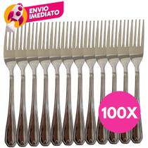 Kit Garfo Refeição Mesa Jogo Aço Inox Premium Talher Cozinha Restaurante Bar Buffet Churrasco Kit Garfo Refeição Mesa Jogo Aço Inox Premium Talher Cozinha Restaurante Bar Buffet Churrasco