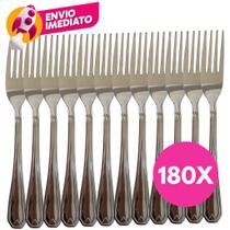 Kit Garfo Refeição Mesa Jogo Aço Inox Premium Talher Cozinha Restaurante Bar Buffet Churrasco Kit Garfo Refeição Mesa Jogo Aço Inox Premium Talher Cozinha Restaurante Bar Buffet Churrasco