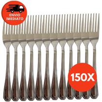 Kit Garfo Refeição Mesa Jogo Aço Inox Premium Talher Cozinha Restaurante Bar Buffet Churrasco Kit Garfo Refeição Mesa Jogo Aço Inox Premium Talher Cozinha Restaurante Bar Buffet Churrasco