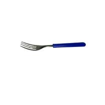 Kit Garfos de Mesa Premium Azul San Marino em Aço Inox - 6 Unidades