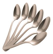 Kit Garfos de Sobremesa Inox Elegância e Brilho Dourado