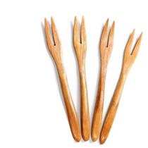 Kit Garfos Fruta Bambu 4Pçs Yoi