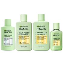 Kit Garnier Fructis Hair Filler - Tratamento Capilar 4 Itens Kit Garnier Fructis Hair Filler - Tratamento Capilar 4 Itens