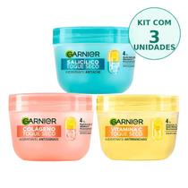 Kit Garnier Hidratante Facial Antimanchas, Antissinais E Antiacne Toque Seco 85g