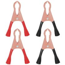 Kit garra jacaré isolante abertura de 27 mm 4 peças - BOM-5582 Kit garra jacaré isolante abertura de 27 mm 4 peças - BOM-5582