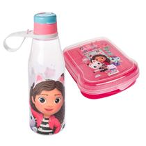 Kit Garrafa de Água e Sanduicheira Casa Mágica da Gabby