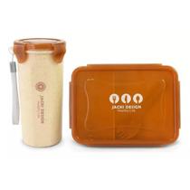 Kit Garrafa E Marmita Lanche Bebida Fitness Passeio Kit Garrafa E Marmita Lanche Bebida Fitness Passeio