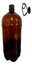 Kit Garrafa (growler) Pet P Cerveja Ambar Tampa E Alça