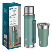 Kit Garrafa Térmica 1l Aço Inox E Copo Hermetico Electrolux Kit Garrafa Térmica 1l Aço Inox E Copo Hermetico Electrolux