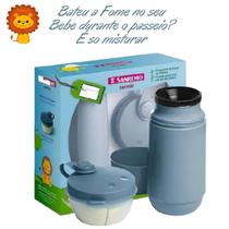 Kit Garrafa Térmica Bebe 250ml + Pote Leite Pó 280ml - Sanremo