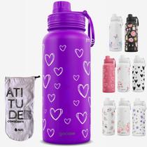 KIT Garrafa Térmica Gocase Fresh 950ml com saquinho protetor