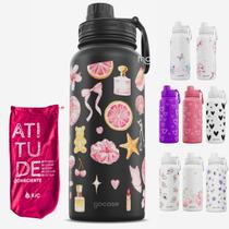 KIT Garrafa Térmica Gocase Fresh 950ml com saquinho protetor