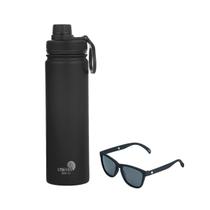Kit Garrafa Térmica Trilha 650 + 1 óculos de Sol proteção UV Kit Garrafa Térmica Trilha 650 + 1 óculos de Sol proteção UV