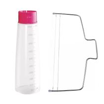 Kit Garrafa Umedecer Massa Alinhador Nivelador Bolo 2 Linhas