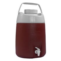 Kit Garrafão Térmico 12 L Vermelho C/ Torneira 2 Uni - THERMOFORT