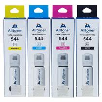 Kit Garrafas de tinta compatível para EPSON 544 T544- 4 cores - Combo - CX 4 Unidades - ALLTONER