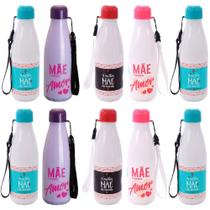 Kit Garrafas Plásticas Dia das Mães Atacado 600mL Garrafinha Grande Presente Kit Garrafas Plásticas Dia das Mães Atacado 600mL Garrafinha Grande Presente