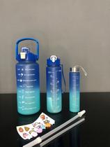 Kit Garrafas Squeeze - Azul