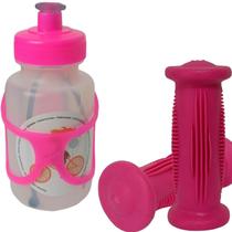 Kit Garrafinha Mais Punho Para Bicicletas do Aro 12 Nathor Kit Garrafinha Mais Punho Para Bicicletas do Aro 12 Nathor