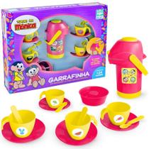 Kit Garrafinha Turma da Mônica Jogo de Chá Infantil 14 Peças Kit Garrafinha Turma da Mônica Jogo de Chá Infantil 14 Peças