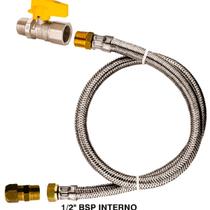 kit gás encanado predial residencial valv reta mang 5 metros