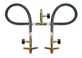 Kit Gás P/ Dois Botijão Botijões 13kg C/ Mangueira 50cm (14A) Kit Gás P/ Dois Botijão Botijões 13kg C/ Mangueira 50cm (14A)