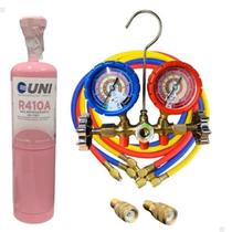Kit Gas R410 Manifold R22 r134 r404 Par Adaptador R410a Kit Gas R410 Manifold R22 r134 r404 Par Adaptador R410a