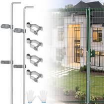 Kit Gate Drop Rod Podoy 32" em aço galvanizado, pacote com 2