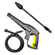 Kit Gatilho com Bico Turbo e Mangueira 3M para Lavajato Karcher K2 Standard Plus
