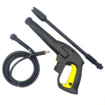 Kit Gatilho com Lança Bico Leque e Mangueira Nylon 3M para Lavajato Karcher K3.82