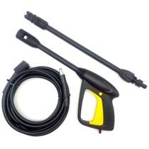 Kit Gatilho com Lança Tubeira Bico Leque e Mangueira Nylon 5M para Lavajato BR Motors BRL1500