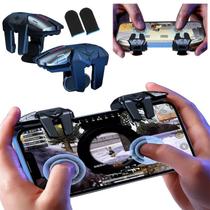 Kit Gatilho Gamer Celular Luva Dedo Anti Suor Free Fire, COD, Pubg Kit Gatilho Gamer Celular Luva Dedo Anti Suor Free Fire, COD, Pubg