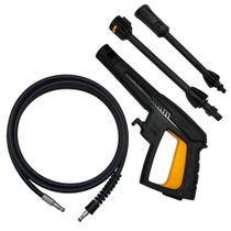 Kit Gatilho Lança Bico e Mangueira 3m Compatível Lavajato Tramontina Master 1500psi 1200W 42546/022