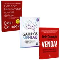 Kit Gatilhos Mentais + Como Falar em Público e Encantar as Pessoas + Venda! Gustavo Ferreira Dale Carnegie