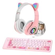 Kit Gatinho Fone Sem Fio + Teclado Bluetooth Kit Gatinho Fone Sem Fio + Teclado Bluetooth