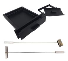 Kit Gaveta Preto, Vassoura Piaçava, Rodo Limpeza, Churrasco Kit Gaveta Preto, Vassoura Piaçava, Rodo Limpeza, Churrasco