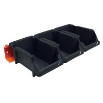 Kit Gavetas Plásticas Para Painel De Ferramnetas Preto 90406