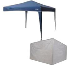 Kit Gazebo 3X3M Dobrável + 2 Paredes Trixx Barraca Nautika