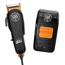 Kit GBS Máquina de corte Skill e Barbeador Shaver - GA.MA ITALY
