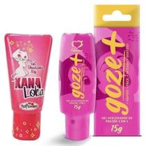 Kit Gel Acelerador Prazer Feminino Intensificador Orgasmo Gel Excotante Feminino Sexshop