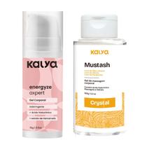Kit Gel Adstringente com Ácido Hialurônico Energyze Axpert + MUSTASH CRYSTAL Lubrificante á base de água - Kalya Kit Gel Adstringente com Ácido Hialurônico Energyze Axpert + MUSTASH CRYSTAL Lubrificante á base de água - Kalya