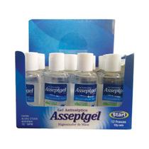 Kit Gel Antisséptico Higienizador de Mãos 52g 12 unidades - Asseptgel Kit Gel Antisséptico Higienizador de Mãos 52g 12 unidades - Asseptgel