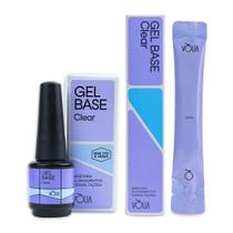 Kit Gel Base Clear 9g Sachê 12g LED UV, Vòlia Sem TPO HEMA Manicure Nail Designer Nail Art Alongamento Unha de Gel
