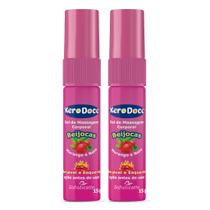 Kit Gel Beijável e Esquenta Kero Doce Beijocas para Massagem Sensual Íntima