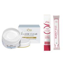 Kit Gel Classic Clear+ Sachê Creme Mãos Parfum - Vólia