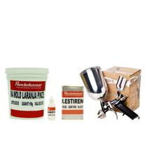 Kit Gel Coat Molde Iso Laranja C/ Catalisador e Diluente + Pulverizador Modelo 12 (Bico 4mm)