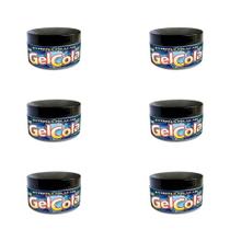 Kit Gel Cola Extra Fixador Silver Line 250g Com 6 Unidades